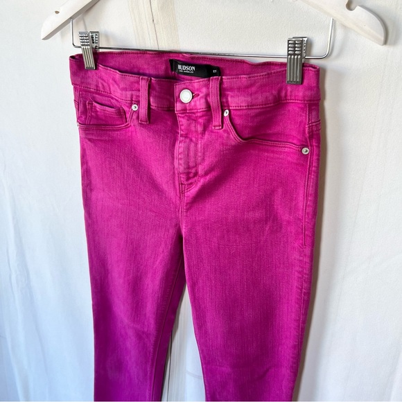 HUDSON Magenta Nico Skinny Jeans - Picture 8 of 10